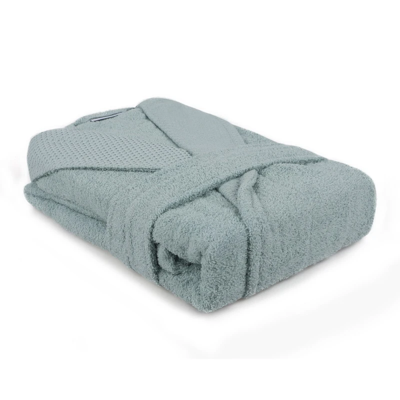 Μπουρνούζι με γιακά Cappa Capa Home 360gr/m² Medium χρώμα μέντα