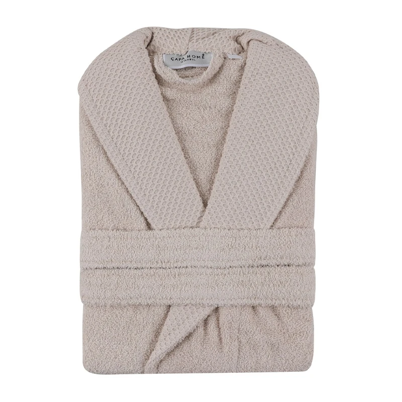 Μπουρνούζι με γιακά Cappa Capa Home 360gr/m² XLarge χρώμα cappuccino