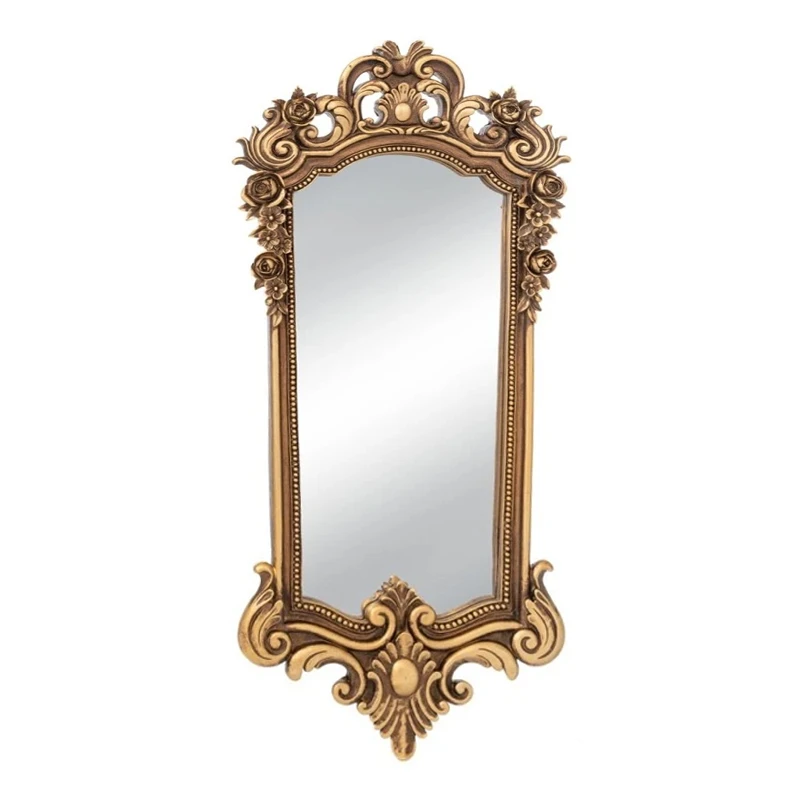 DECO BRONZE PETROL VINTAGE WALL MIRROR 25X3X54CM