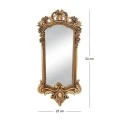 DECO BRONZE PETROL VINTAGE WALL MIRROR 25X3X54CM