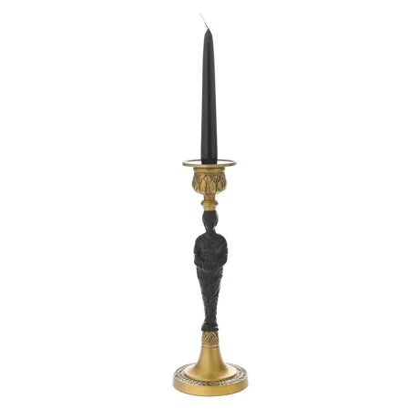 BRASS CANDLE HOLDER 12X33CM