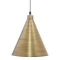 INDUSTRIAL VINTAGE BRASS HANGING LAMP 25X29CM