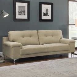 Καναπές Note τριθέσιος ύφασμα water repellent χρώμα cappuccino 211x89x85εκ. Καναπές Note τριθέσιος ύφασμα water repellent χρώμα cappuccino 211x89x85εκ.
