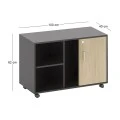 PROJECT Side Cabinet  Sonoma/Grey