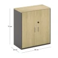 PROJECT Low Cabinet Sonoma/Grey