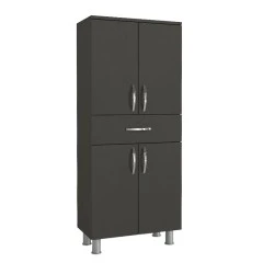Montana Megapap melamine multipurpose cabinet in anthracite color 59,4x31,5x140cm. Montana Megapap melamine multipurpose cabinet in anthracite color 59,4x31,5x140cm.