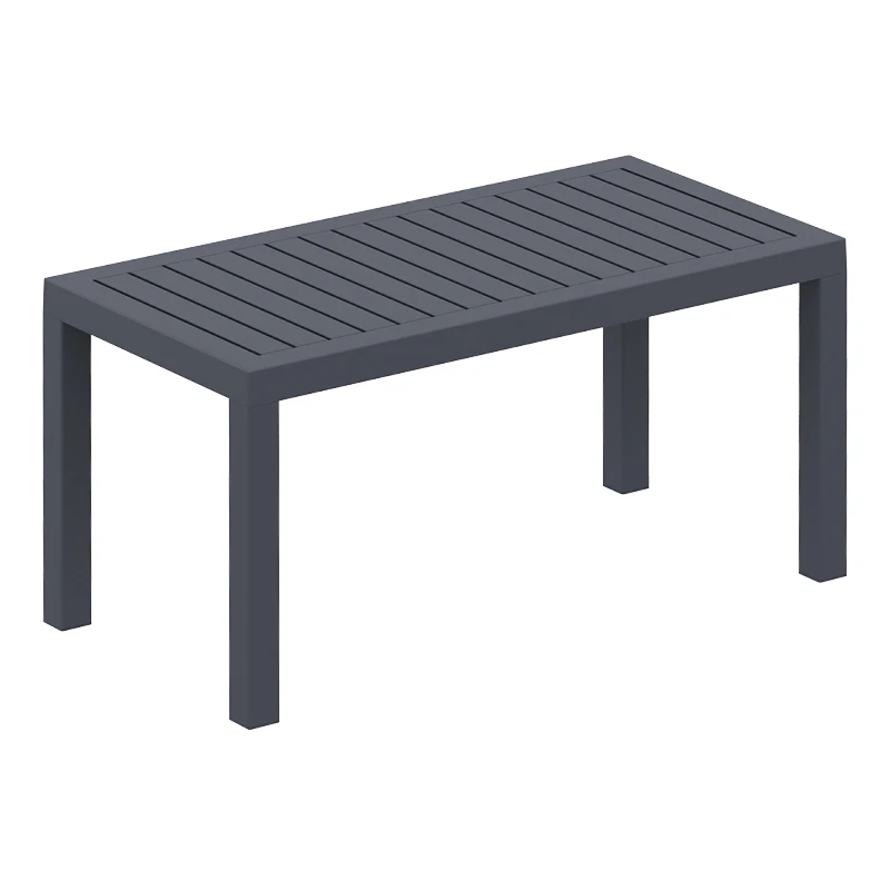ΟΣΕΑΝ DARK GREY ΤΡΑΠΕΖΙ 90Χ45Χ45εκ. ΠΟΛ/ΝΙΟΥ - 53.0123