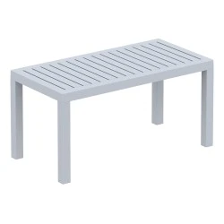 OCEAN SILVER GREY ΤΡΑΠΕΖΙ 90Χ45εκ. ΠΟΛ/ΝΙΟΥ OCEAN SILVER GREY ΤΡΑΠΕΖΙ 90Χ45εκ. ΠΟΛ/ΝΙΟΥ