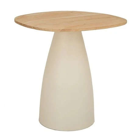 OFF WHITE MUSHROOM ΒΟΗΘΗΤΙΚΟ ΤΡΑΠΕΖΙ 65Χ58Χ45ΕΚ