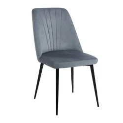OLIVIA GREY VELVET/PU ΚΑΡΕΚΛΑ ΜΕΤΑΛΛΙΚΗ OLIVIA GREY VELVET/PU ΚΑΡΕΚΛΑ ΜΕΤΑΛΛΙΚΗ