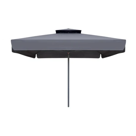 Juno Megapap professional umbrella aluminium frame fabric in anthracite color 3,5x3,5m