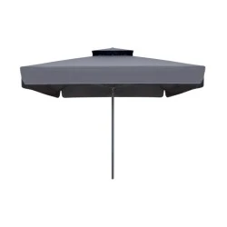 Juno Megapap professional umbrella aluminium frame fabric in anthracite color 3x3m. Juno Megapap professional umbrella aluminium frame fabric in anthracite color 3x3m.