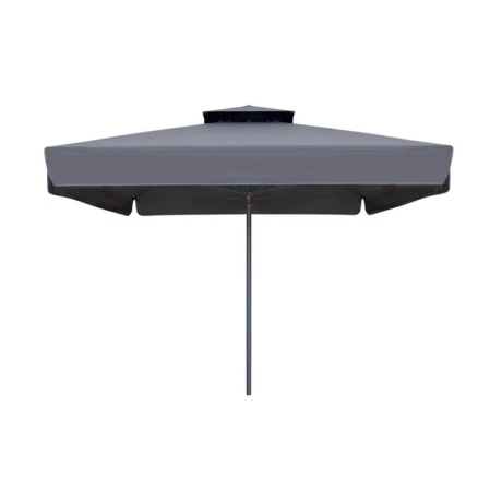 Juno Megapap professional umbrella aluminium frame fabric in anthracite color 3x3m.