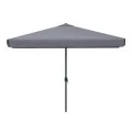 Dylan Megapap aluminium frame umbrella fabric in antacite color 3x3m.