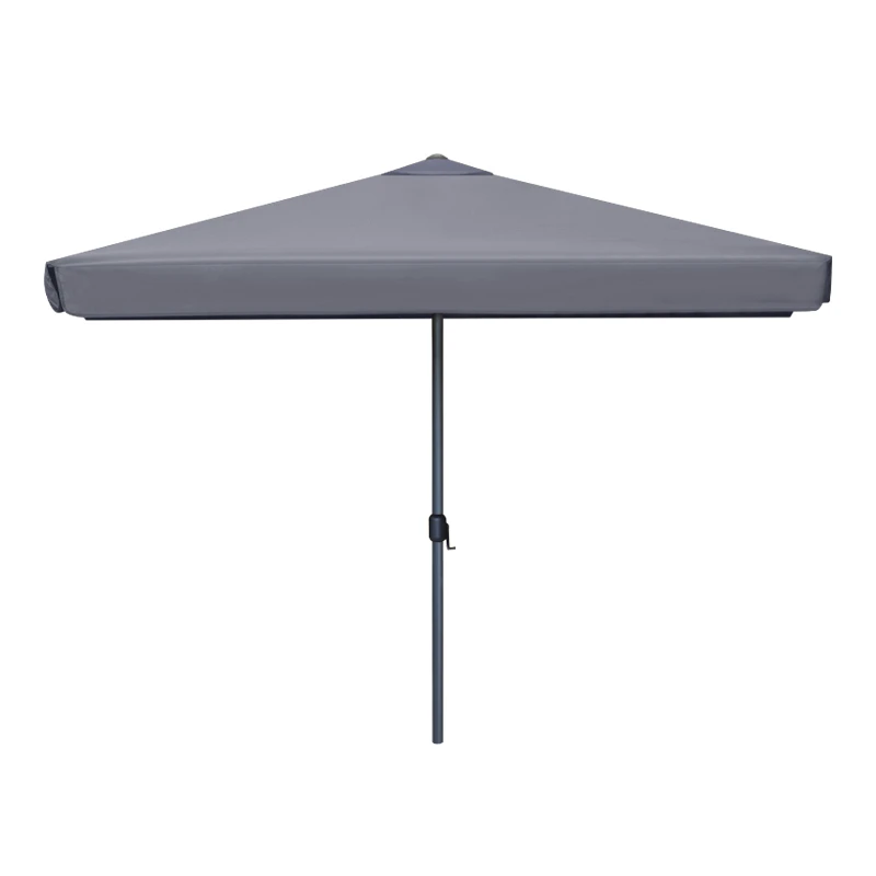 Dylan Megapap aluminium frame umbrella fabric in antacite color 3x3m.