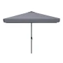 Dylan Megapap aluminium frame umbrella fabric in antacite color 3x3m.