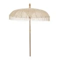 PARASOL MACRAME WHITE D185CM BALI