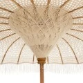 PARASOL MACRAME WHITE D185CM BALI