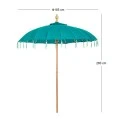 PARASOL AZURE D185x260CM BALI