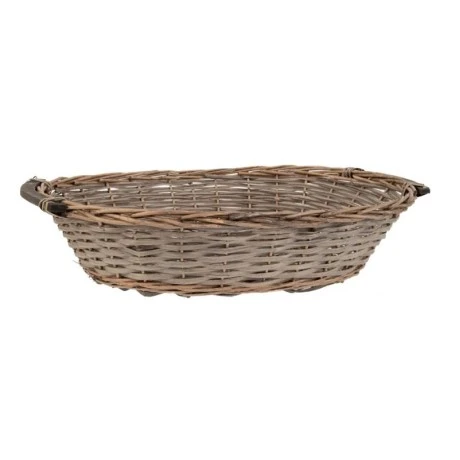 ΟΒΑΛ ΠΑΝΕΡΙ ΓΚΡΙ ΨΑΘΙΝΟ 61X48X16 ΕΚ