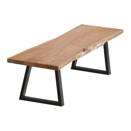 Παγκάκι Lizard ξύλο ακακίας χρώμα φυσικό 178x45x44εκ.