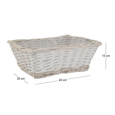 ΠΑΝΕΡΙ ΛΕΥΚΟ ΨΑΘΙΝΟ ΒΑΘΥ 40X30X15 ΕΚ
