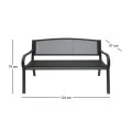 PANGO Bench Steel Black