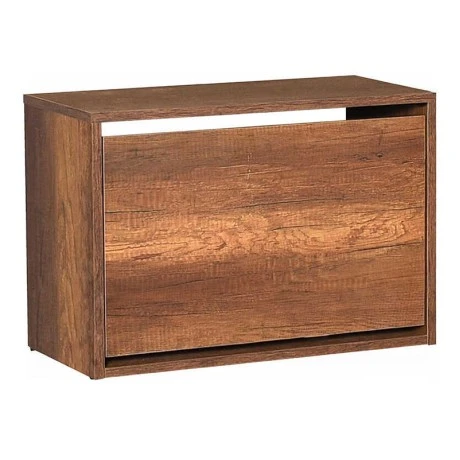 Παπουτσοθήκη 6 ζεύγων Step Megapap χρώμα καρυδί 60x30x42εκ.