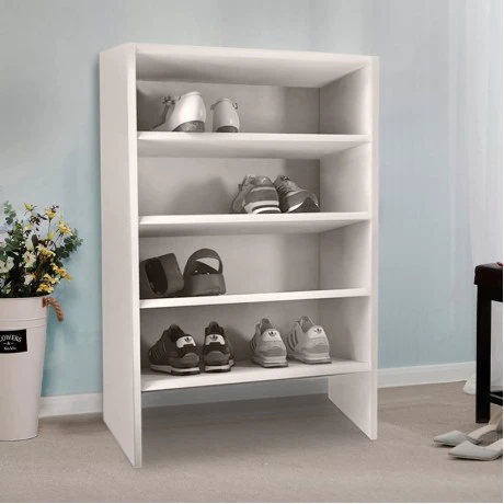 Παπουτσοθήκη Krieger Megapap 12 ζευγών χρώμα λευκό 62x29x100εκ.