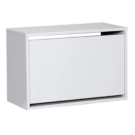 Step Megapap shoe rack of 6 pairs in white color 60x30x42cm..