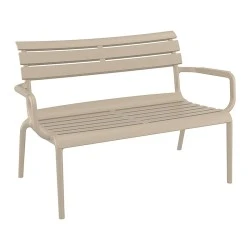 PARIS ΚΑΝΑΠΕΣ TAUPE 116X70X75εκ. ΠΟΛ/ΝΙΟΥ PARIS ΚΑΝΑΠΕΣ TAUPE 116X70X75εκ. ΠΟΛ/ΝΙΟΥ