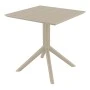 PARIS TAUPE 70X70X74εκ. ΤΡΑΠΕΖΙ ΠΟΛ/ΝΙΟΥ