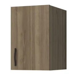 Melamine one - door wardrobe loft Ricardo Megapap in walnut color 40x51.8x59cm. Melamine one - door wardrobe loft Ricardo Megapap in walnut color 40x51.8x59cm.