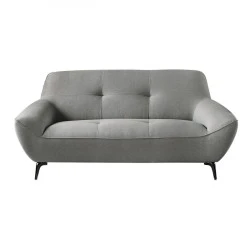PEDRO 2-Seater Sofa Fabric Grey PEDRO 2-Seater Sofa Fabric Grey