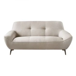 PEDRO 2-Seater Sofa Fabric Mixed Beige PEDRO 2-Seater Sofa Fabric Mixed Beige