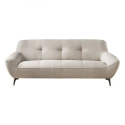PEDRO 3-Seater Sofa Fabric Mixed Beige PEDRO 3-Seater Sofa Fabric Mixed Beige