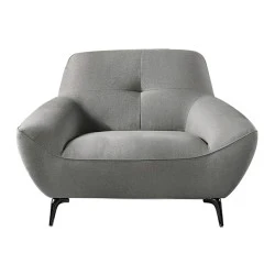 PEDRO Armchair Fabric Grey