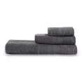 Piramit bath towels set of 3 pcs 450gr/m²  grey color