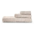 Piramit bath towels set of 3 pcs 450gr/m²  cappuccino color