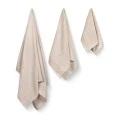Piramit bath towels set of 3 pcs 450gr/m²  cappuccino color