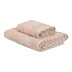 Πετσέτες προσώπου - μπάνιου Dora Capa Home σετ 2 τμχ 450gr/m² χρώμα cappuccino Πετσέτες προσώπου - μπάνιου Dora Capa Home σετ 2 τμχ 450gr/m² χρώμα cappuccino