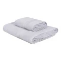 Πετσέτες προσώπου - μπάνιου Dora Capa Home σετ 2 τμχ 450gr/m² χρώμα γκρι