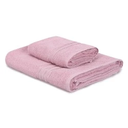 Πετσέτες προσώπου - μπάνιου Dora Capa Home σετ 2 τμχ 450gr/m² χρώμα ροζ Πετσέτες προσώπου - μπάνιου Dora Capa Home σετ 2 τμχ 450gr/m² χρώμα ροζ