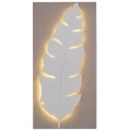 FEATHER OIL PAINTING WITH LED LIGHT ON PRINTED CANVAS 70X140CM