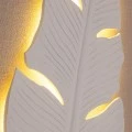 FEATHER OIL PAINTING WITH LED LIGHT ON PRINTED CANVAS 70X140CM