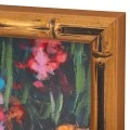 HANDMADE PAINTING WITH WOMAN AND FLOWERS IN PS FRAME 90X120CM