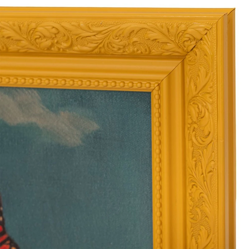 HANDMADE PAINTING WITH WOMAN IN PS FRAME 70X105CM