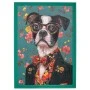 HANDMADE PAINTING DOG IN PS FRAME 70X100CM
