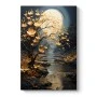 "Dance of Flowers in Moonlight"Megapap painting on canvas digital printing 60x90x3cm.
