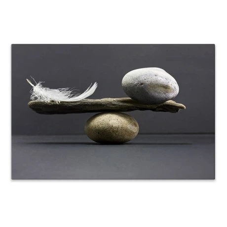 "Balance" Megapap painting on canvas digital printing 100x70x3cm.